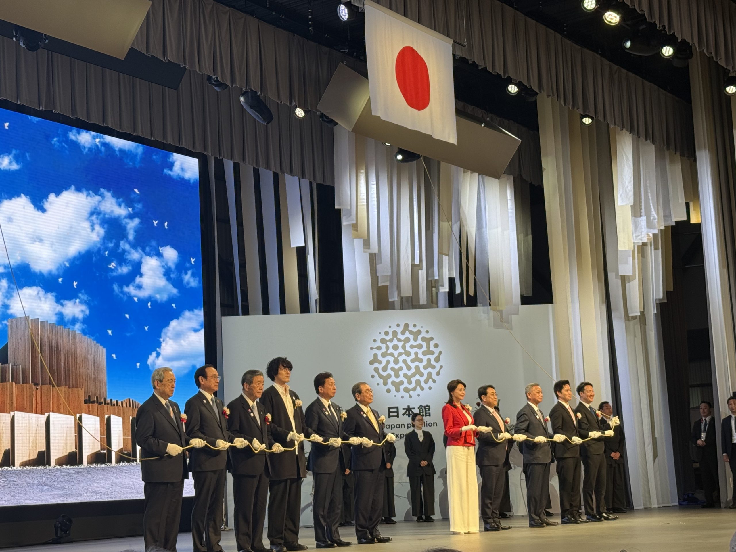日本館の開館式